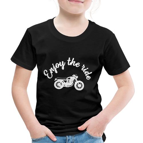 Enjoy the ride - Logo weiss - Kinder Premium T-Shirt