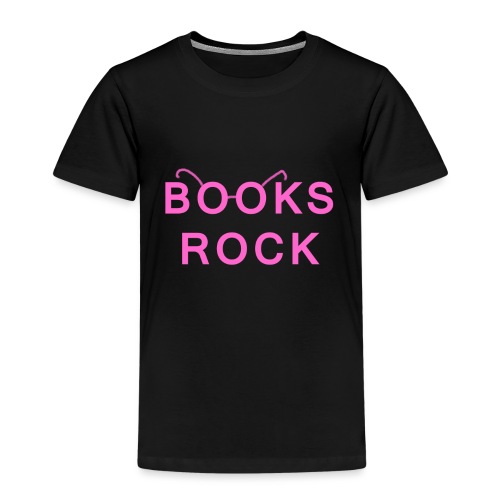 Books Rock Pink - Kids' Premium T-Shirt