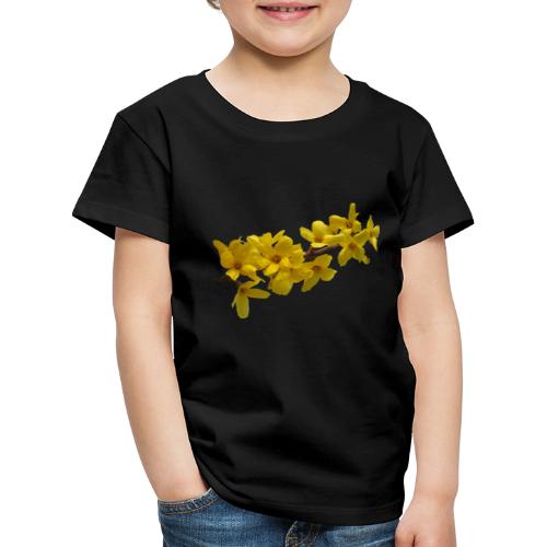 Forsythie Frühling - Kinder Premium T-Shirt