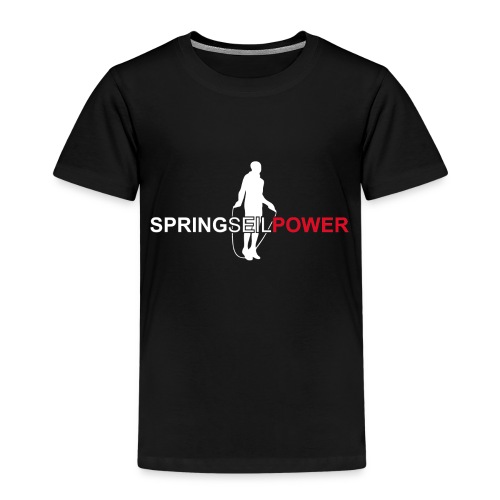 NEU SPRINGSEILPOWER BLAU T SHIRT PNG - Kinder Premium T-Shirt