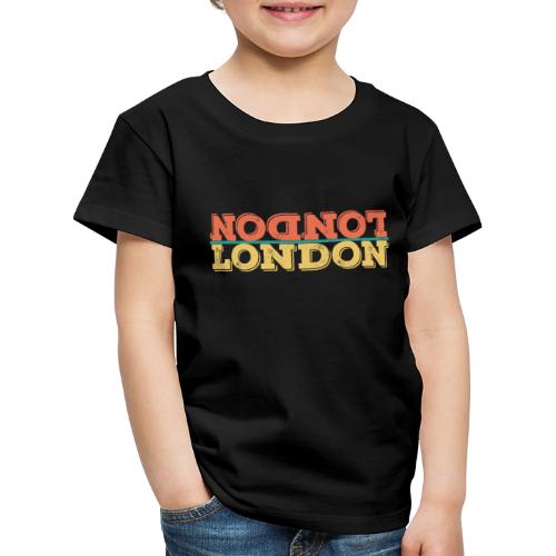 Vintage London Souvenir - Retro Upside Down London - Kinder Premium T-Shirt