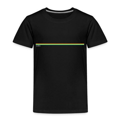 48k zx spectrum inspired rainbow stripe - Kids' Premium T-Shirt