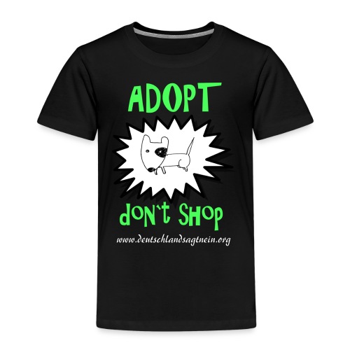 Adopt don`t shop - Kinder Premium T-Shirt