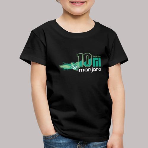 Manjaro 10 years splash v2 - Kids' Premium T-Shirt