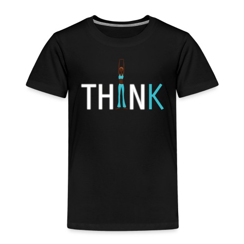 Slim, fit and thin, think being thin and healthy - Kids' Premium T-Shirt