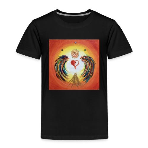 Serce anioła radości - Koszulka dziecięca Premium