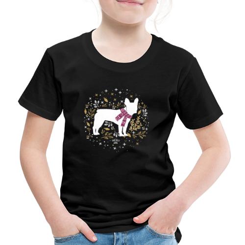 French Bulldog Winter - Kinder Premium T-Shirt