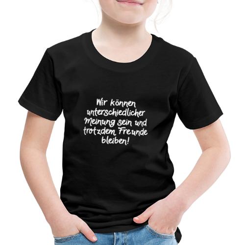 Unterschiedliche Meinung - weiß - Kinder Premium T-Shirt
