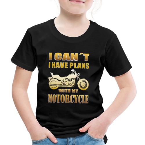 No puedo, tengo planes con mi motocicleta - Camiseta premium niño