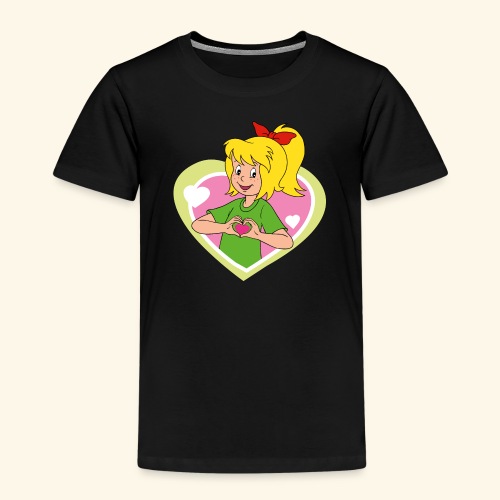 Bibi Blocksberg verliebt Herzen - Kinder Premium T-Shirt