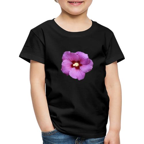 Hibiskus Eibisch lila - Kinder Premium T-Shirt