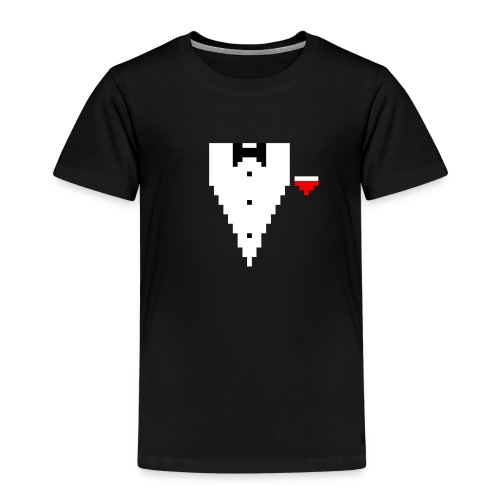 Tuxedo Pixel - Kinder Premium T-Shirt