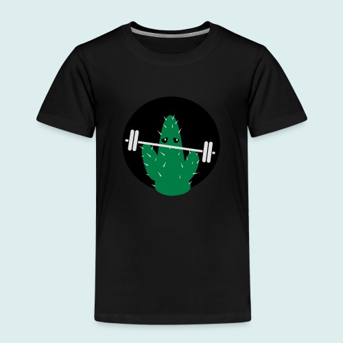 lifting cactus - Kinderen Premium T-shirt