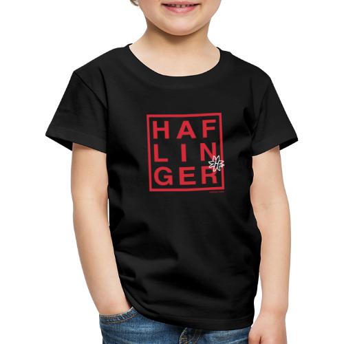 Haflinger Schriftzug / Pferd - Kinder Premium T-Shirt