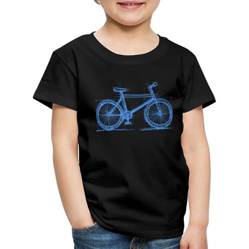 Skizzefahrrad - Kinder Premium T-Shirt