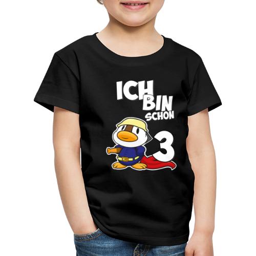 Stolze Feuerwehr Ente 3. Geburtstag Jungen Mädchen - Kinder Premium T-Shirt