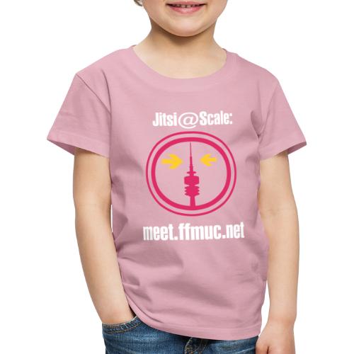 Freifunk Jitsi-Meet weiß - Kinder Premium T-Shirt