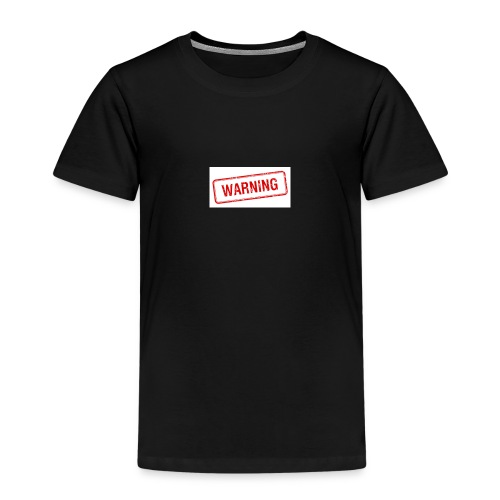 Warning design - Kids' Premium T-Shirt