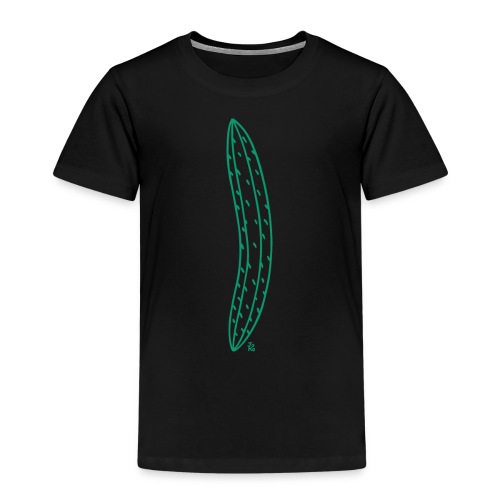 Green Cucumber Vertical - Kids' Premium T-Shirt
