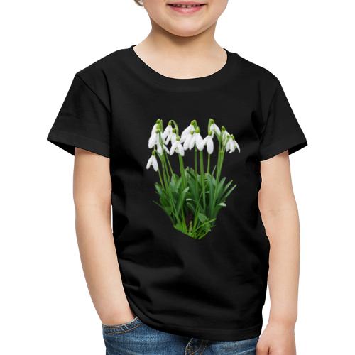Schneeglöckchen Frühling Spring - Kinder Premium T-Shirt