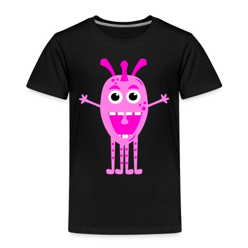 Mostro rosa e fuxia - Maglietta Premium per bambini
