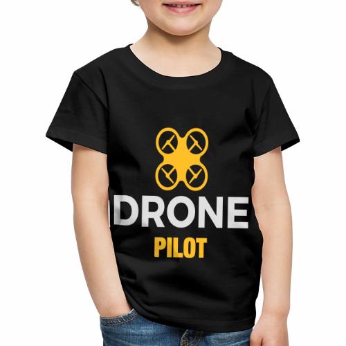Logo Drone Pilot 5 klein - Kinderen Premium T-shirt
