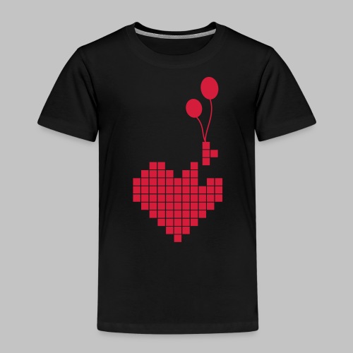 heart and balloons - Kids' Premium T-Shirt