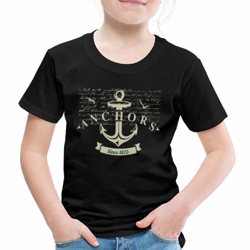 Anker Schriftzug Maritime - Kinder Premium T-Shirt