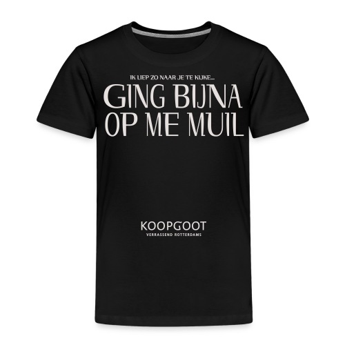 gingbijnaopmemuil - Kinderen Premium T-shirt