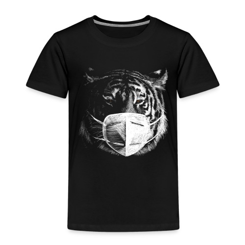 Tiger mit Maske - Kinder Premium T-Shirt