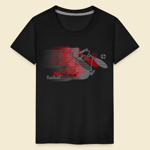 Radball | Earthquake Red - Kinder Premium T-Shirt
