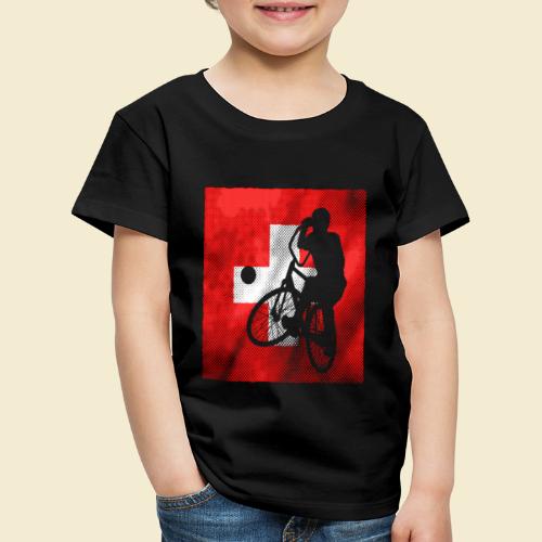Radball | Flagge Schweiz - Kinder Premium T-Shirt