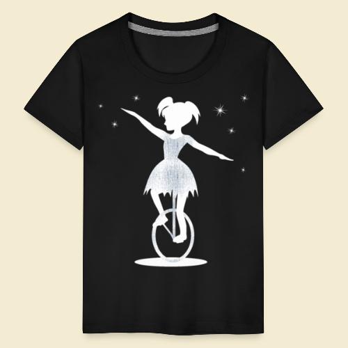 Einrad Girl - Kinder Premium T-Shirt