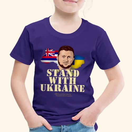 Ukraine Hawaii - Kinder Premium T-Shirt