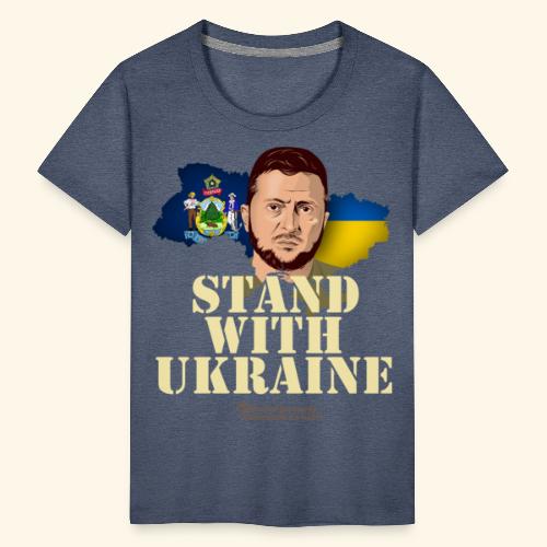 Maine Ukraine - Kinder Premium T-Shirt