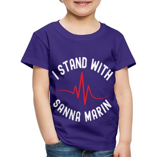 Minä tuen Sanna Marinia - Lasten premium t-paita