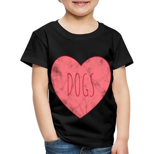 I love dogs - T-shirt Premium Enfant