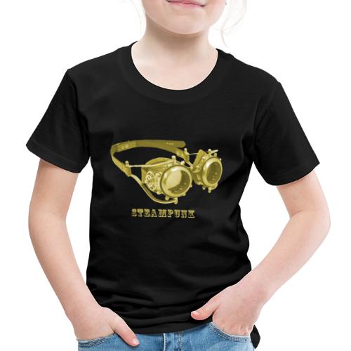 Steampunk Brille Retro - Kinder Premium T-Shirt