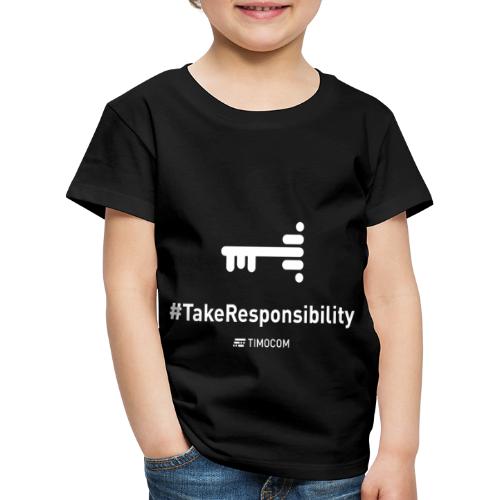 TakeResponsibility white - Koszulka dziecięca Premium