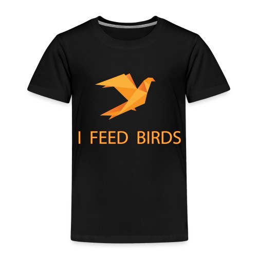 I feed birds - Lasten premium t-paita