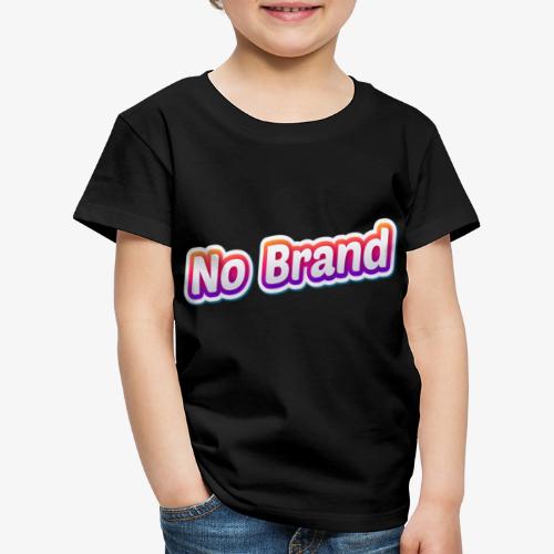 Ingen merkevare-klistremerkestil - Premium T-skjorte for barn