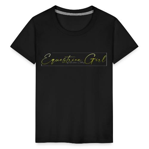 Equestrian Girl Reitsport - Kinder Premium T-Shirt