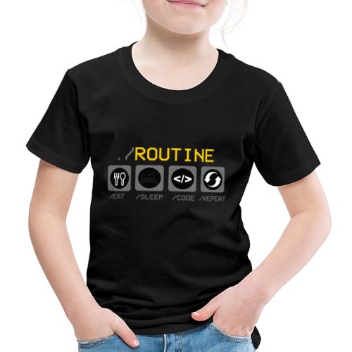 Routine - Maglietta Premium per bambini
