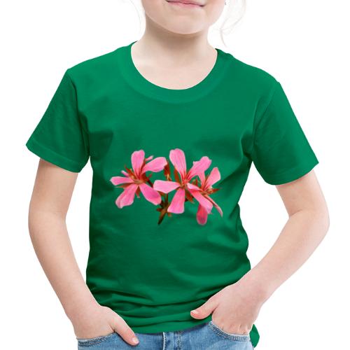 Pelargonie Geranie Blume Sommer - Kinder Premium T-Shirt