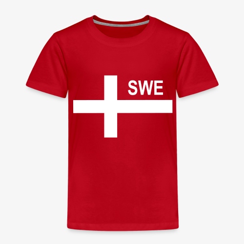 Swedish Tactical Flag (Neg) Sweden - Sverige - SWE - Premium-T-shirt barn