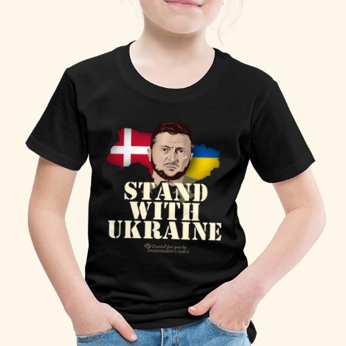 Ukraine Dänemark - Kinder Premium T-Shirt