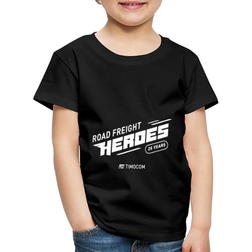 RoadFreightHeroes Logo WHITE - Kinder Premium T-Shirt