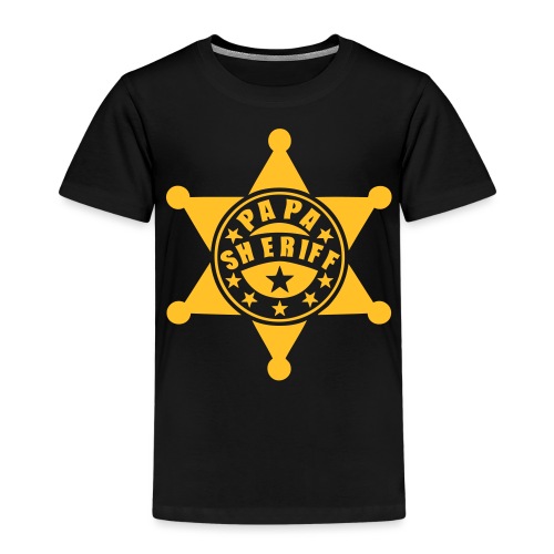 papa sheriff etoile 1 - T-shirt Premium Enfant