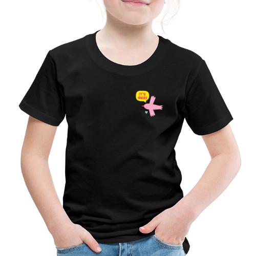 IT'S OKAY! singt ein kleiner rosa Vogel - Kinder Premium T-Shirt