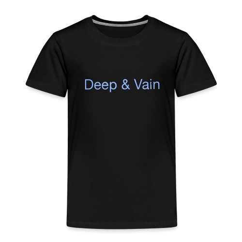 Deep&Vain Text Logo - Kinderen Premium T-shirt
